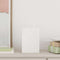 Papieren kraftzakken 250 st met hengsels 15x8x21 cm wit