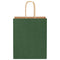Papieren kraftzakken 50 st met hengsels 18x8x22 cm groen