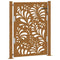 Poort met golfontwerp 105x130 cm weervast staal
