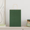 Papieren kraftzakken 50 st met hengsels 21x11x31 cm groen