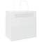 Papieren kraftzakken 250 st met hengsels 26x17x25 cm wit