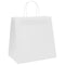 Papieren kraftzakken 250 st met hengsels 26x17x25 cm wit