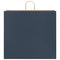 Papieren kraftzakken 50 st met hengsels 54x15x49 cm blauw