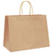 Papieren kraftzakken 50 st met hengsels 32x17x25 cm bruin