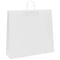 Papieren kraftzakken 50 st met hengsels 54x15x49 cm wit