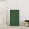 Papieren kraftzakken 50 st met hengsels 21x11x36 cm groen