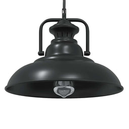Hanglamp E27 31 cm ijzer zwart