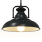 Hanglamp E27 31 cm ijzer zwart