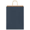 Papieren kraftzakken 250 st met hengsels 32x12x42 cm blauw