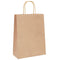 Papieren kraftzakken 50 st met hengsels 26x12x35 cm bruin