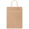 Papieren kraftzakken 50 st met hengsels 26x12x35 cm bruin