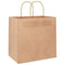 Papieren kraftzakken 250 st met hengsels 26x17x25 cm bruin