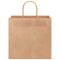 Papieren kraftzakken 250 st met hengsels 26x17x25 cm bruin