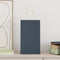 Papieren kraftzakken 50 st met hengsels 21x11x36 cm blauw