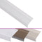 Trapneuzen L-vormig 5 st 134 cm aluminium zilverkleurig
