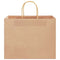 Papieren kraftzakken 250 st met hengsels 32x22x24 cm bruin