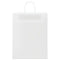 Papieren kraftzakken 50 st met hengsels 32x12x42 cm wit