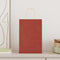 Papieren kraftzakken 50 st met hengsels 21x11x31 cm rood