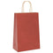 Papieren kraftzakken 50 st met hengsels 21x11x31 cm rood