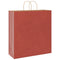 Papieren kraftzakken 50 st met hengsels 45x17x48 cm rood