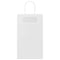 Papieren kraftzakken 50 st met hengsels 21x11x36 cm wit