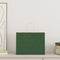 Papieren kraftzakken 50 st met hengsels 32x17x25 cm groen