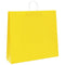 Papieren kraftzakken 50 st met hengsels 54x15x49 cm geel
