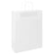Papieren kraftzakken 250 st met hengsels 32x12x42 cm wit