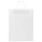 Papieren kraftzakken 250 st met hengsels 32x12x42 cm wit