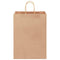 Papieren kraftzakken 50 st met hengsels 32x17x44 cm bruin