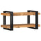 Wandschap 70x33x35 cm massief acaciahout