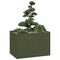 Plantenbak 120x80x80 cm staal olijfgroen