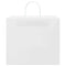 Papieren kraftzakken 50 st met hengsels 32x22x28 cm wit