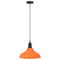 Hanglamp in hoogte verstelbaar E27 31cm metaal glanzend oranje