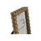 Fotolijsten Home ESPRIT Bruin Aluminium Kristal Mangohout Natuurlijk Stads 16 x 2 x 21 cm