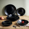 Dessertbord Luminarc Zelie Negro Zwart Glas Ø 18 cm (12 Stuks)