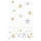 Duni - Tafelkleed l138b280 cm snowstars wit