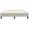 Bedframe zonder matras 120x210 cm fluweel lichtgrijs