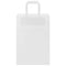Papieren kraftzakken 250 st met hengsels 21x11x31 cm wit
