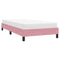 Bedframe zonder matras 90x220 cm fluweel roze