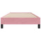 Bedframe zonder matras 90x220 cm fluweel roze