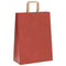 Papieren kraftzakken 50 st met hengsels 26x12x35 cm rood