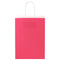 Papieren kraftzakken 50 st met hengsels 15x8x21 cm roze