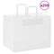 Papieren kraftzakken 250 st met hengsels 32x22x24 cm wit