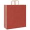 Papieren kraftzakken 50 st met hengsels 45x17x48 cm rood