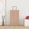 Papieren kraftzakken 50 st met hengsels 21x11x36 cm bruin