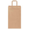 Papieren kraftzakken 50 st met hengsels 21x11x36 cm bruin