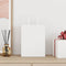 Papieren kraftzakken 250 st met hengsels 21x11x28 cm wit