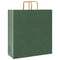 Papieren kraftzakken 50 st met hengsels 45x17x48 cm groen