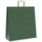Papieren kraftzakken 50 st met hengsels 45x17x48 cm groen